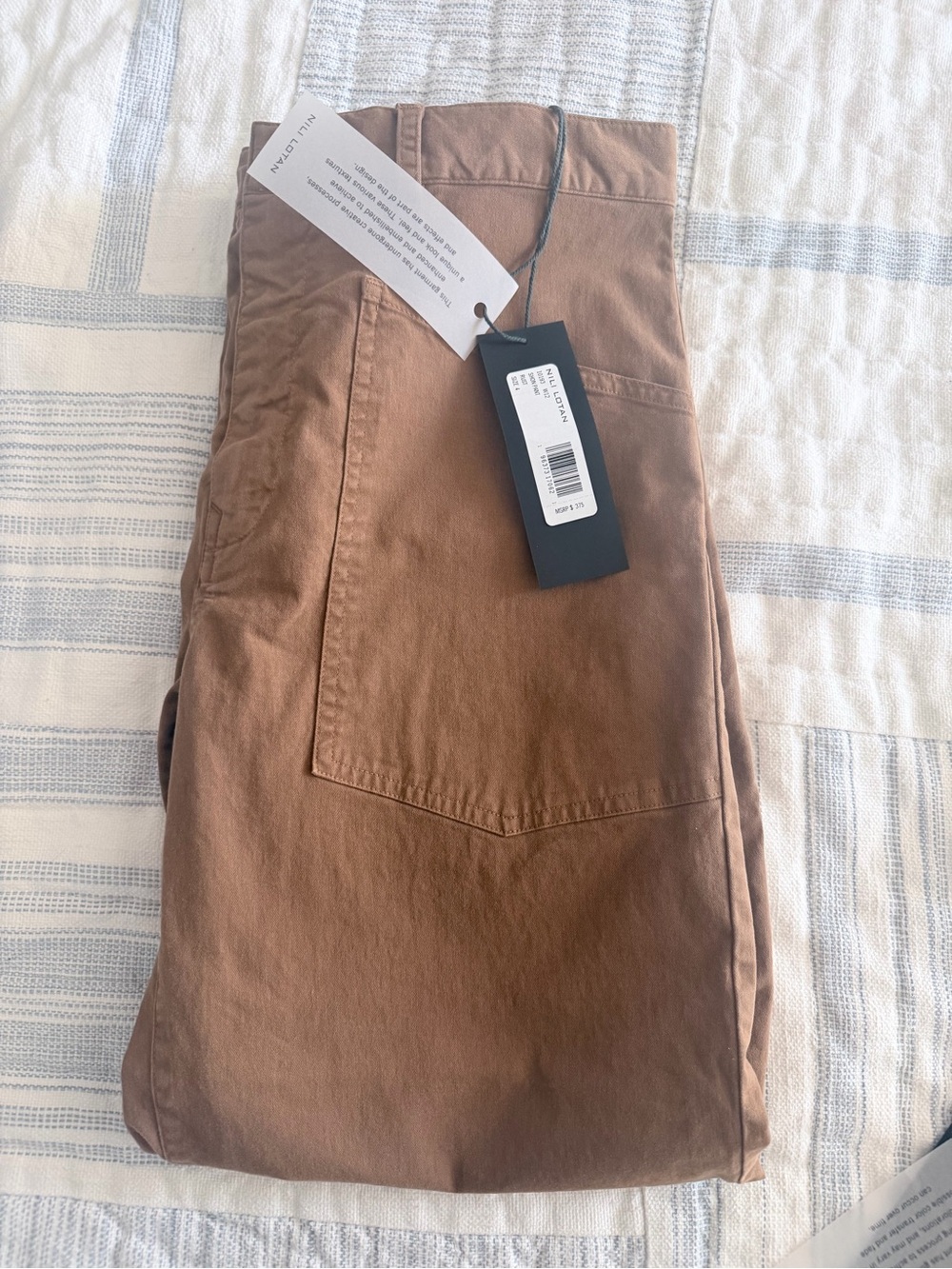Nili Lotan Barrel Shont Cotton Pants - Sold Out! Size 4